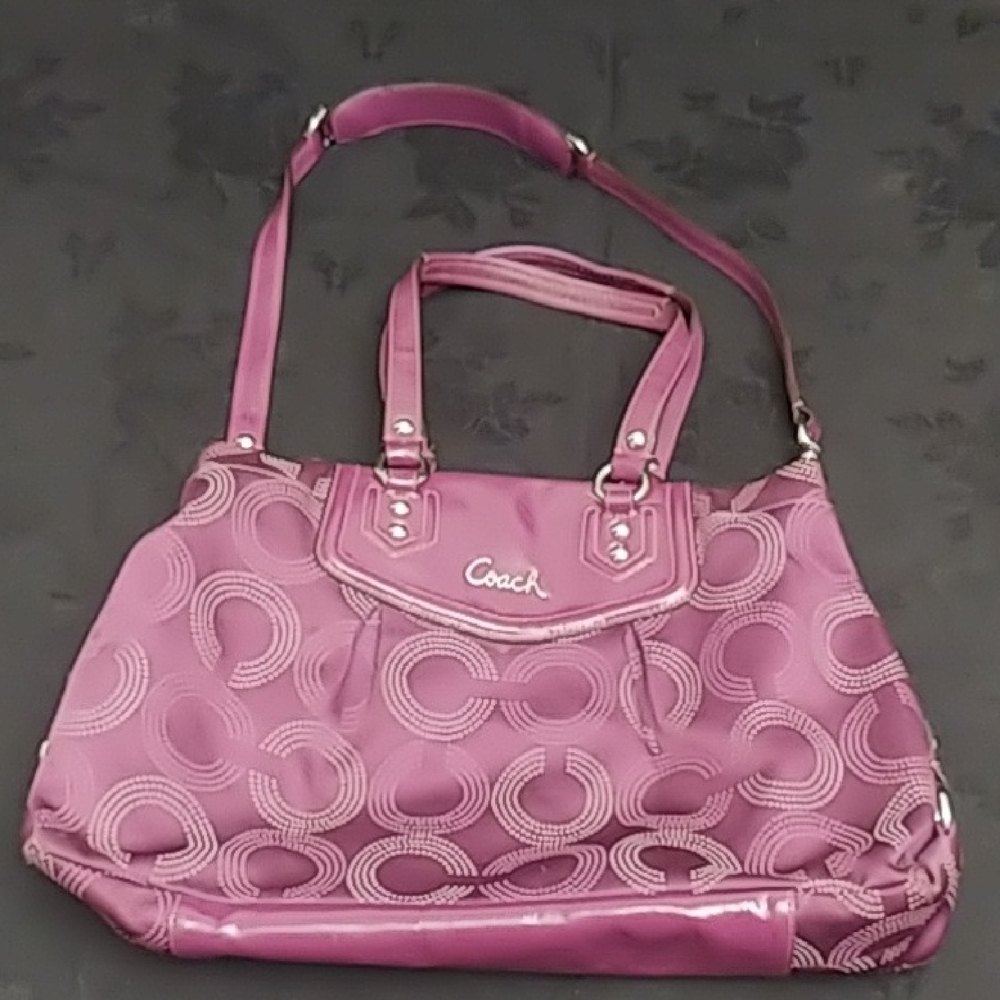 Coach Purple Shoulder Bag